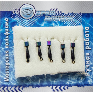 Мормышка вольфрамовая |178| Коза уралка с кубом хамелеон 2,5 0,4g Мормышка вольфрамовая |178| Коза уралка с кубом хамелеон 2,5 0,4g