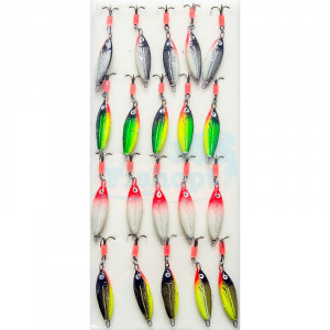 Блешня прямовисна в наборі арт.1023006 6g (20шт / уп) Блешня прямовисна в наборі арт.1023006 6g (20шт / уп)