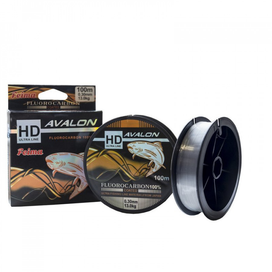 Волосінь проста HD Avalon Флюорокарбон 0.40mm 100m