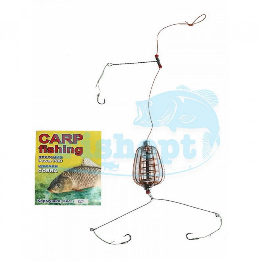 Carp Fishing снасть кормушка в сборе груша" 20g Carp Fishing снасть кормушка в сборе груша" 20g