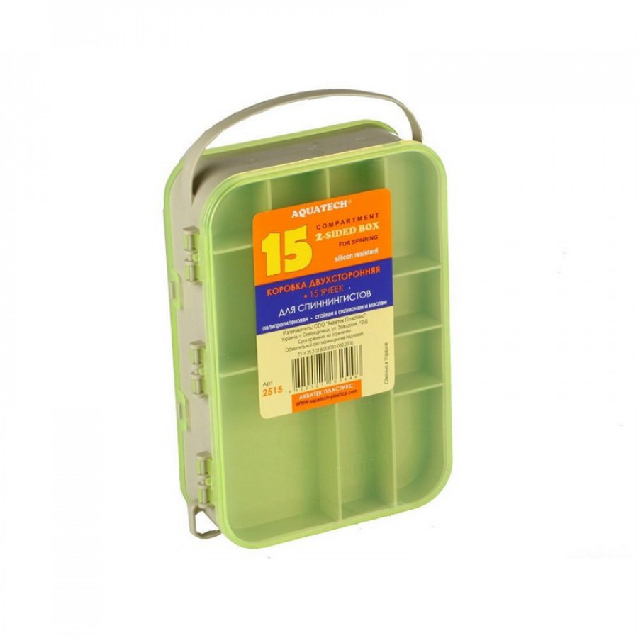 Коробка Aquatech 2515 2-х стор. 15 осередків