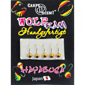 Мормышка вольфрам Шар с ушком кр.№18 0,3g Золото Мормышка вольфрам Шар с ушком кр.№18 0,3g Золото