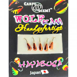 Мормышка вольфрам Гр. капля кр. № 18  0,3g Бронза