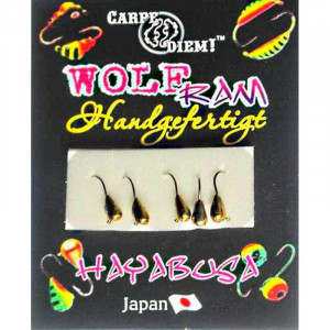 Мормышка вольфрам Капля с ушком кр. № 18  0,2g Золото