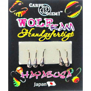 Мормышка вольфрам Капля с ушком кр. № 16 0,4g Серебро