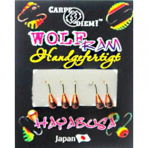 Мормышка вольфрам Капля с ушком кр. № 16 0,4g Бронза