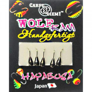 Мормышка вольфрам Капля с ушком кр. № 16 0,4g Никель