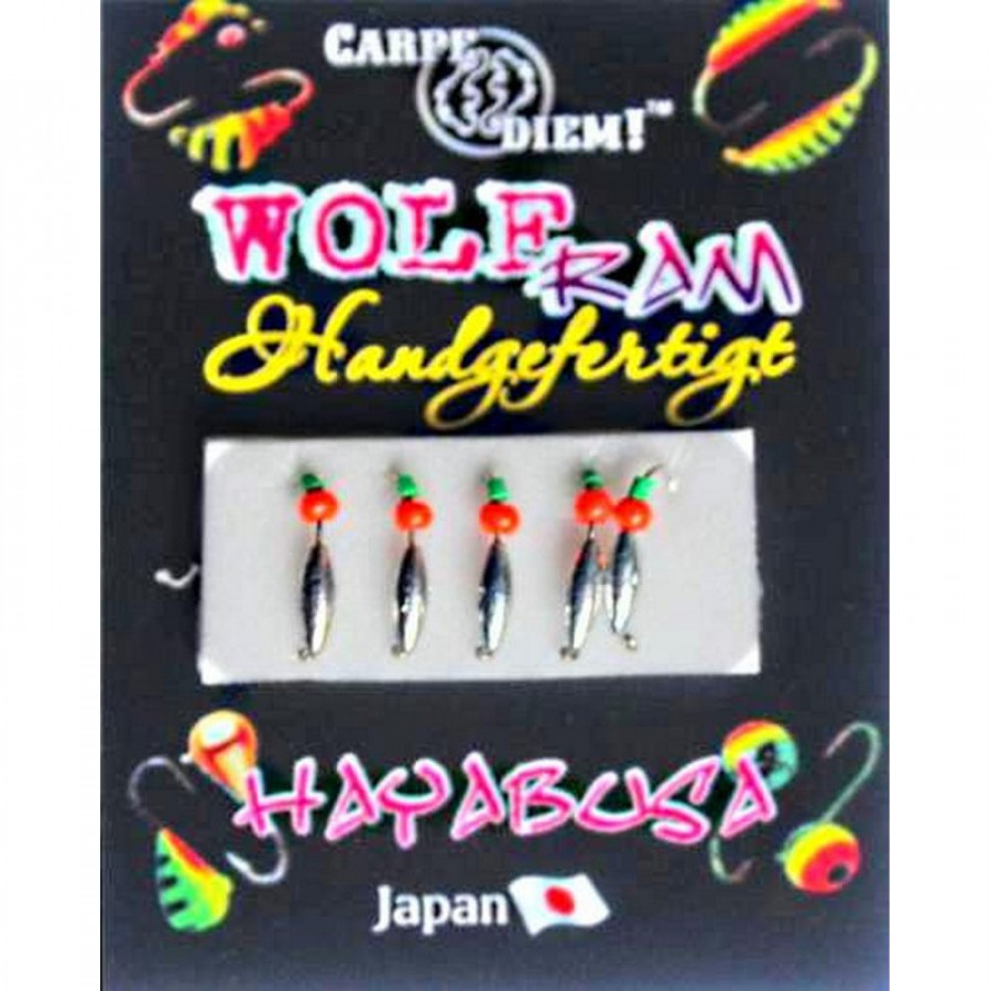 Блешня вольфрам Оливка кр.№ 16 0,2g Срібло