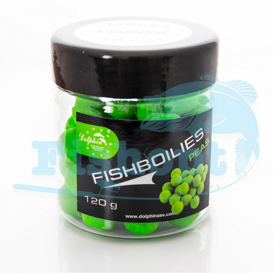 Бойли тонущі Dolphin 14mm Горох 120g