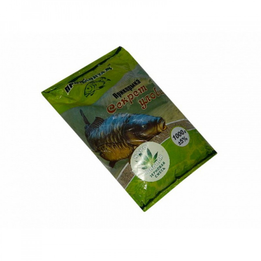 Прикормка Секрет Улова Карп -Конопля