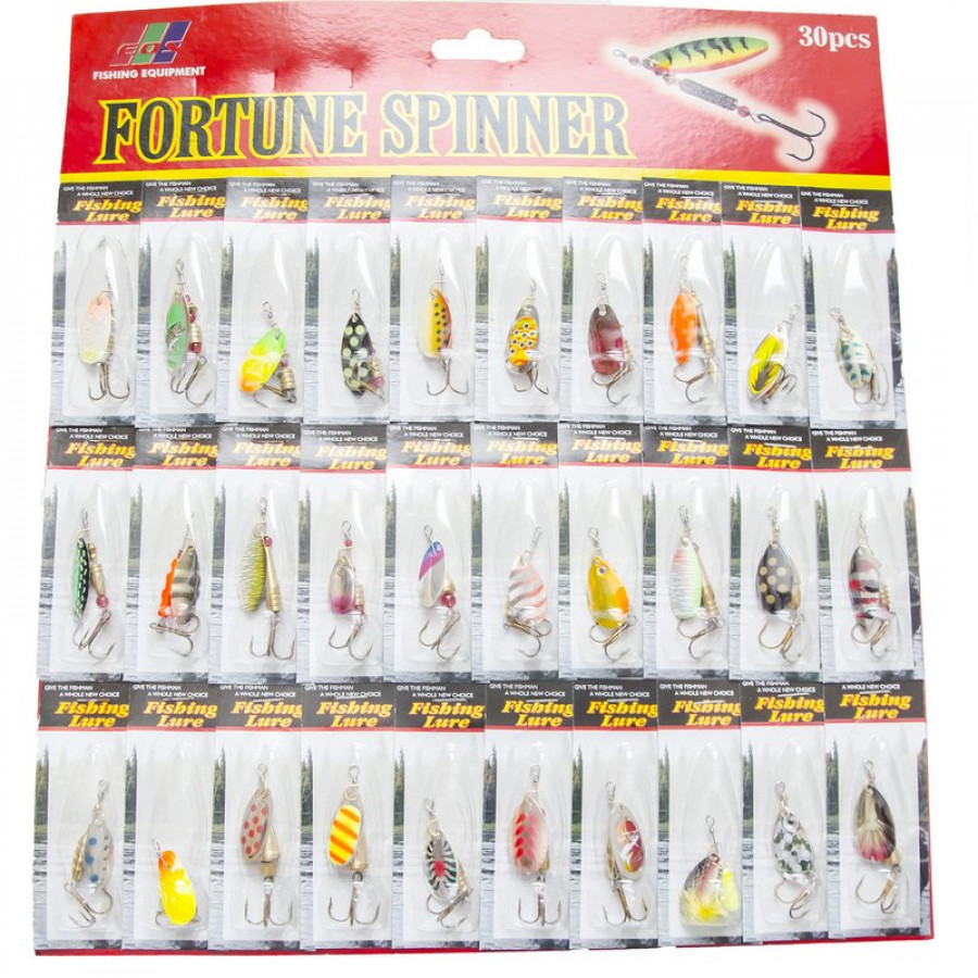 Набор обертаючих блешинь EOS 30шт