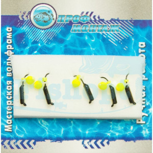 Мормышка вольфрамовая |365| Столбик 1,5 с фосфором НЕОН 0,2g Мормышка вольфрамовая |365| Столбик 1,5 с фосфором НЕОН 0,2g