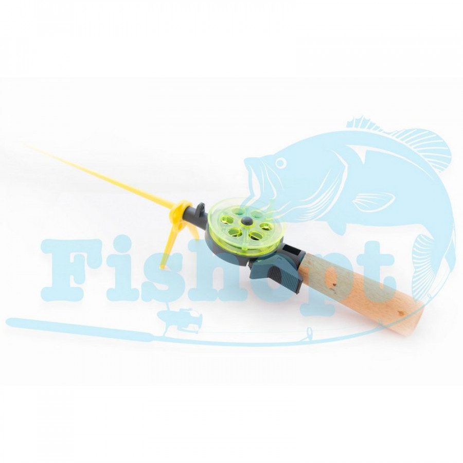 Вудка зимова Dolphin дерев'яна ручка Вудка зимова Dolphin дерев'яна ручка