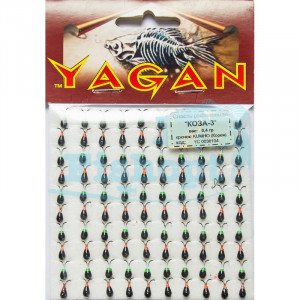 Мормышка литая "Коза -3" 0,4g (100шт\уп) Мормышка литая "Коза -3" 0,4g (100шт\уп)