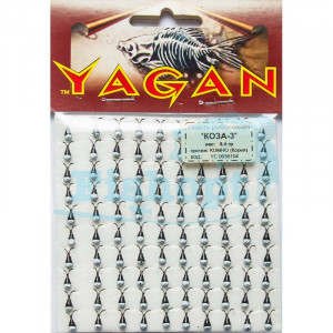 Мормышка литая "Коза -3w" 0,4g (100шт\уп) Мормышка литая "Коза -3w" 0,4g (100шт\уп)