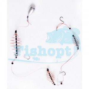 ПрофМонтаж снасть готовая убийца карася разная кормушка 25g