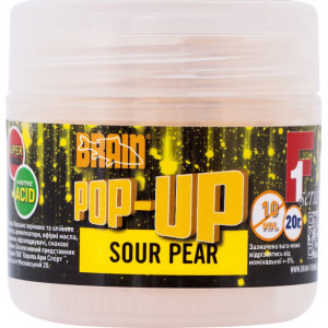 Бойлы Brain Pop-Up F1 Sour Pear (груша) 10 mm 20 gr