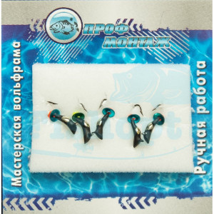 Мормышка вольфрамовая |422| Перевертыш со спилом-коронка 1,5 0,18g Мормышка вольфрамовая |422| Перевертыш со спилом-коронка 1,5 0,18g