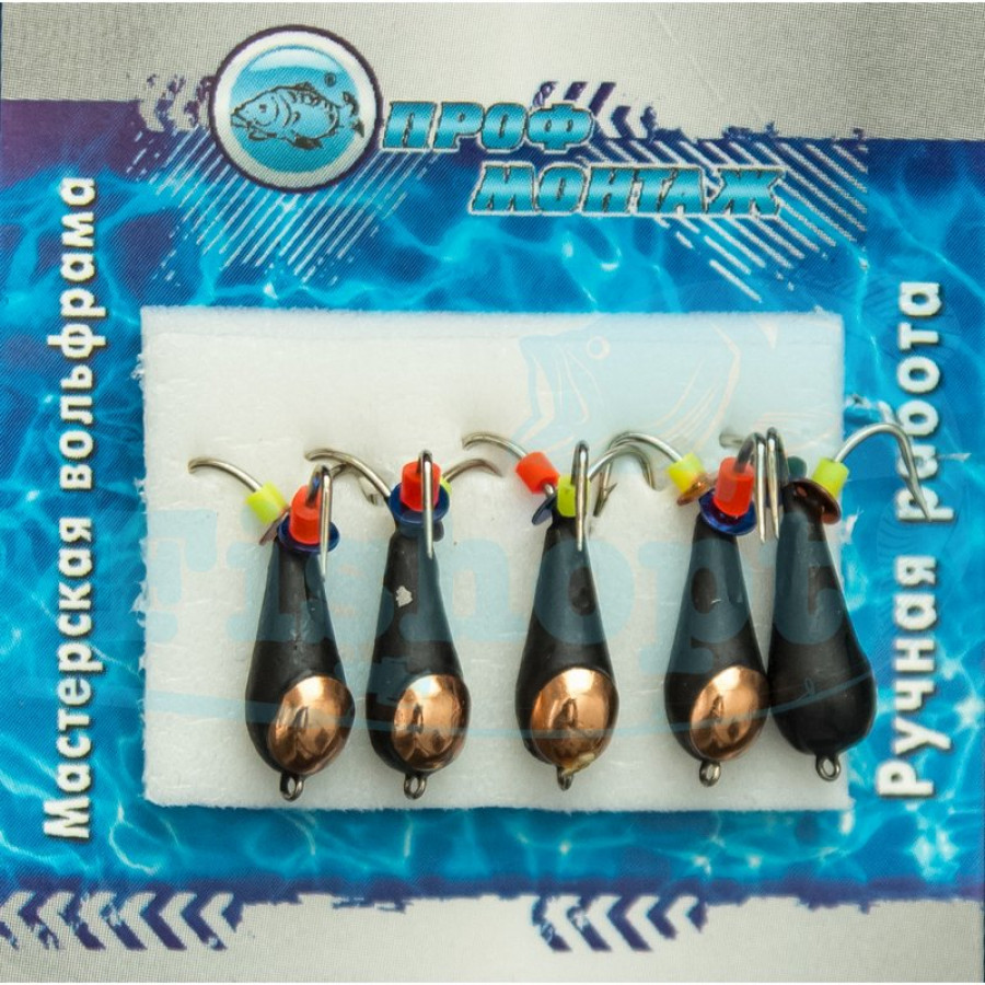 Вольфрамовый чертик |159| с коронкой 5 2,6g Вольфрамовый чертик |159| с коронкой 5 2,6g