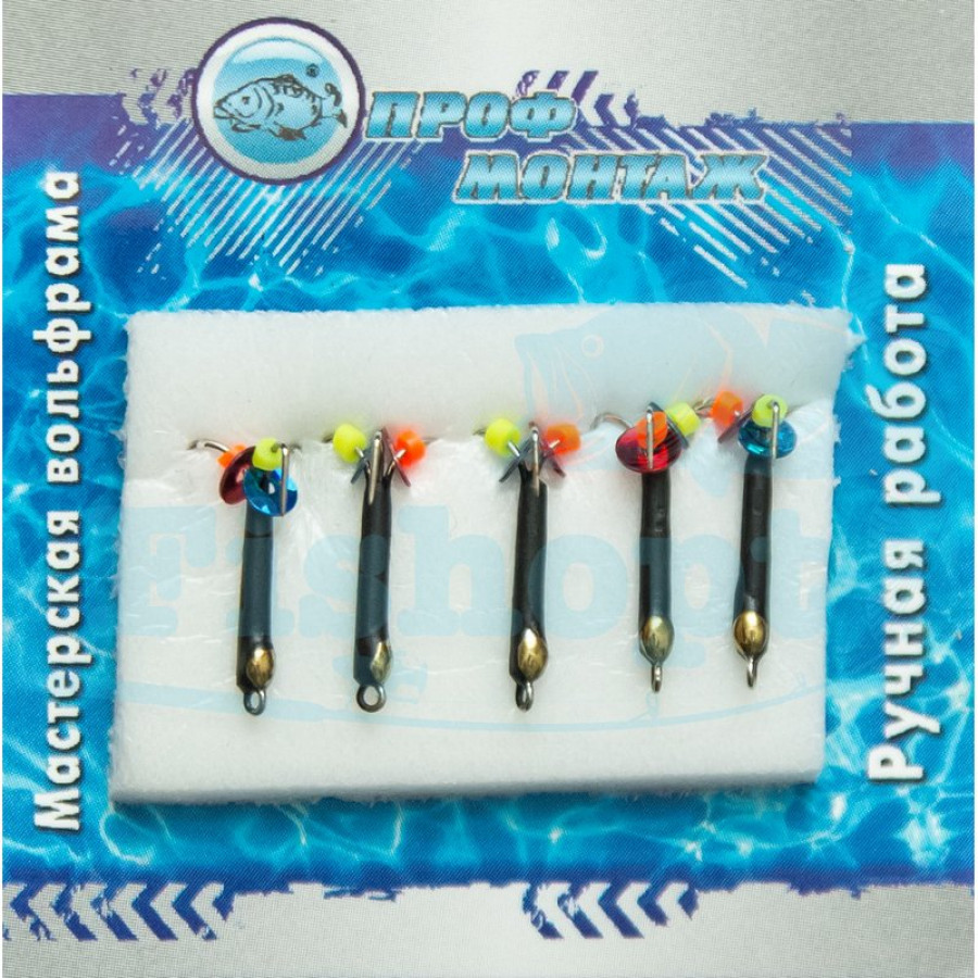 Вольфрамовый чертик |114| с коронкой высокий 1,5 0,3g Вольфрамовый чертик |114| с коронкой высокий 1,5 0,3g