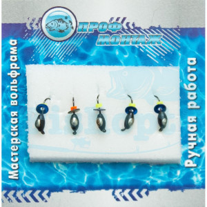 Мормышка вольфрамовая |516| Нимфа с коронкой 2 0,15g