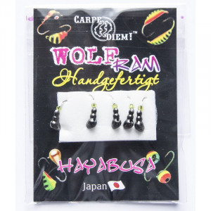 Мормышка вольфрам муравей с отверствием кр.№ 16 0,8g Никель