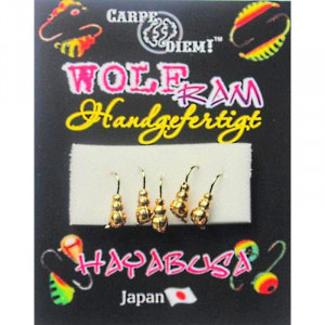 Мормышка вольфрам муравей с ушком кр.№ 14 0,8g Золото