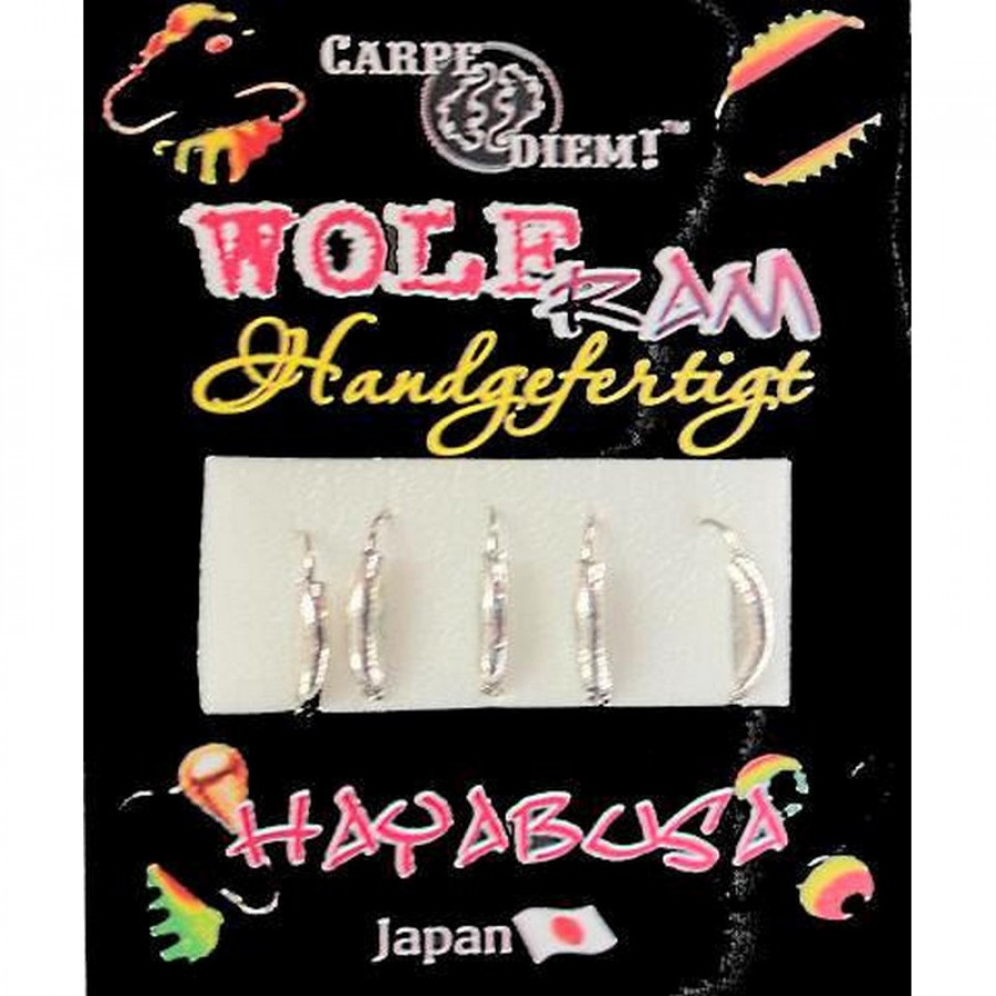 Блешня вольфрам Cупер Банан кр. № 16 2mm 0,2g Срібло