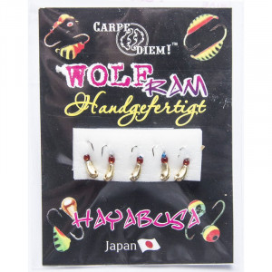 Мормышка вольфрам Чесночинка кр.№ 18 0,4g Gold