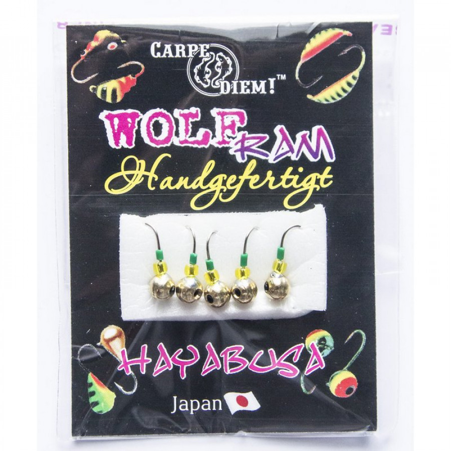 Блешня вольфрам Куля з отвором кр.№18 3mm 0,2g Gold Блешня вольфрам Куля з отвором кр.№18 3mm 0,2g Gold