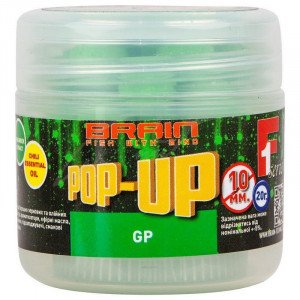 Бойлы Brain Pop-Up F1 Green Peas (зеленый горошек) 10 mm 20 g