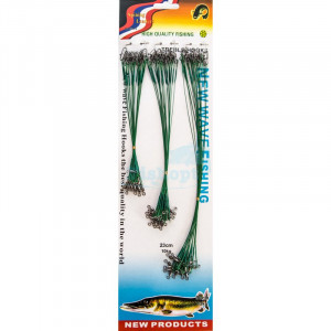 Поводки на хищника зелёные 15-20-25cm 60шт. Поводки на хищника зелёные 15-20-25cm 60шт.
