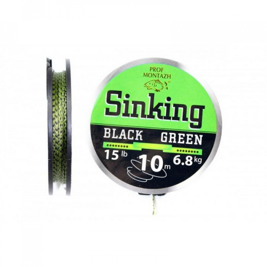 Повідковий матеріал Black Green 15 LB 6,8 кг. (10м)