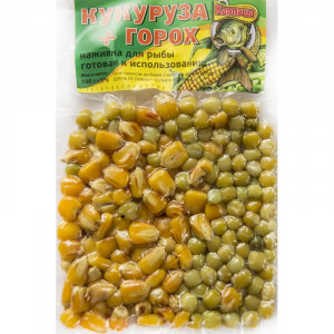 Горох-Кукуруза в вакуумной упаковке ТМ Карпуша (натуральная) 100g