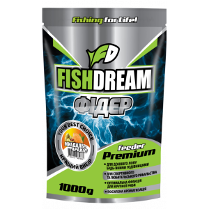 Прикормка Fish Dream Premium "Фидер Миндаль-Арахис" 1kg Прикормка Fish Dream Premium "Фидер Миндаль-Арахис" 1kg