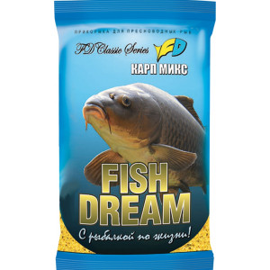Прикормка Fish Dream "Карп микс" 1kg Прикормка Fish Dream "Карп микс" 1kg