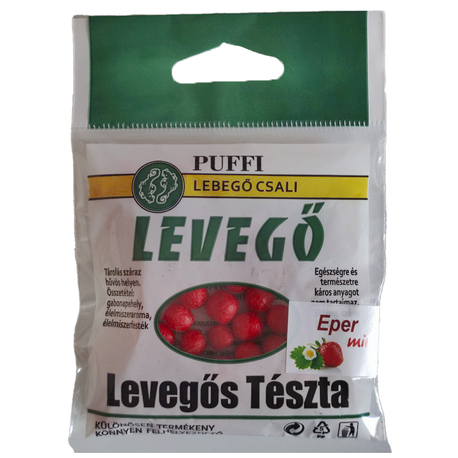 Повітряне тісто (Levegos teszta) PUFFI LEVEGO Eper (полуниця) mini