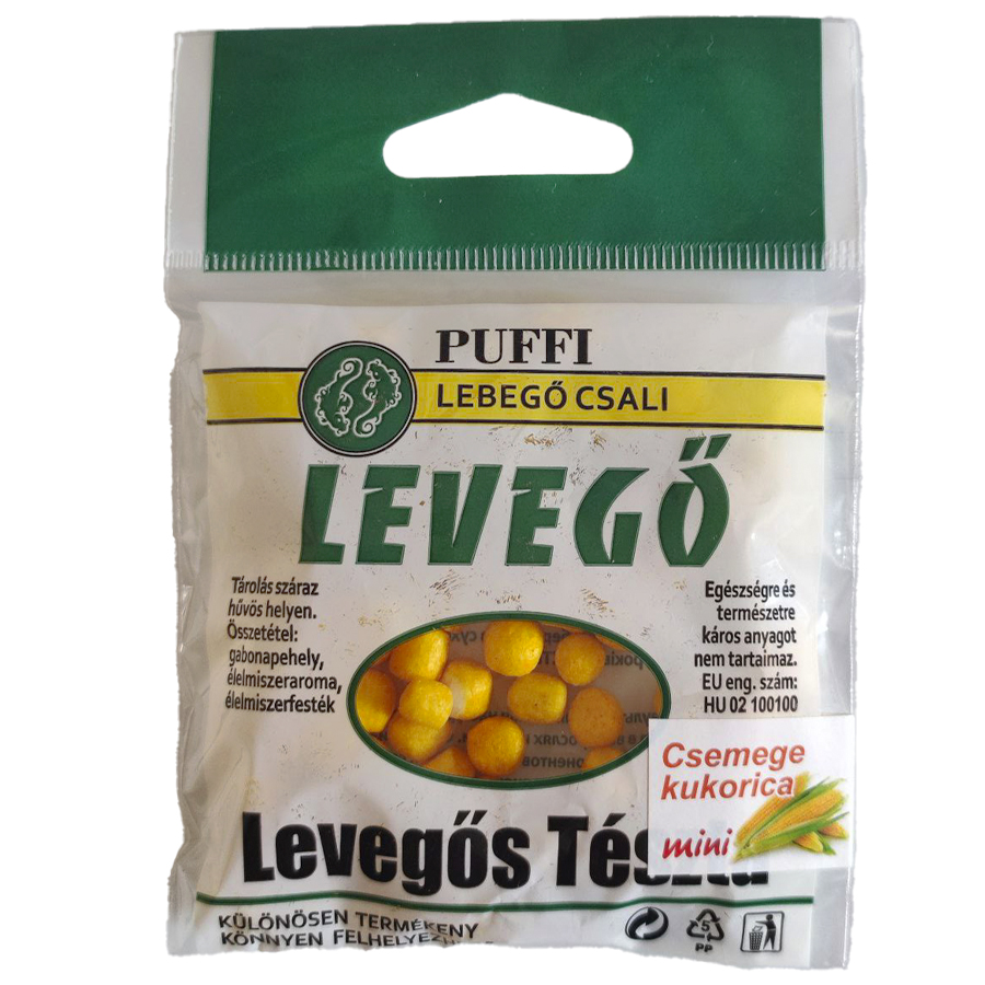 Повітряне тісто (Levegos teszta) PUFFI LEVEGO Csemege kukorica (солодка кукурудза) mini