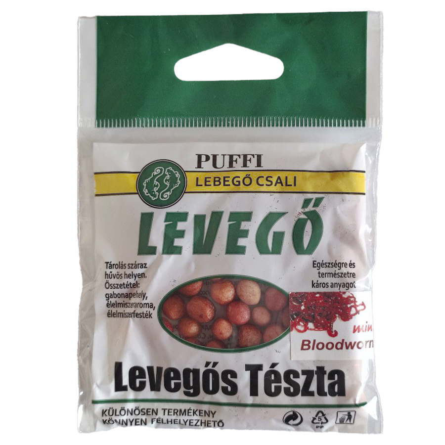 Повітряне тісто (Levegos teszta) PUFFI LEVEGO Bloodworm (мотиль) mini