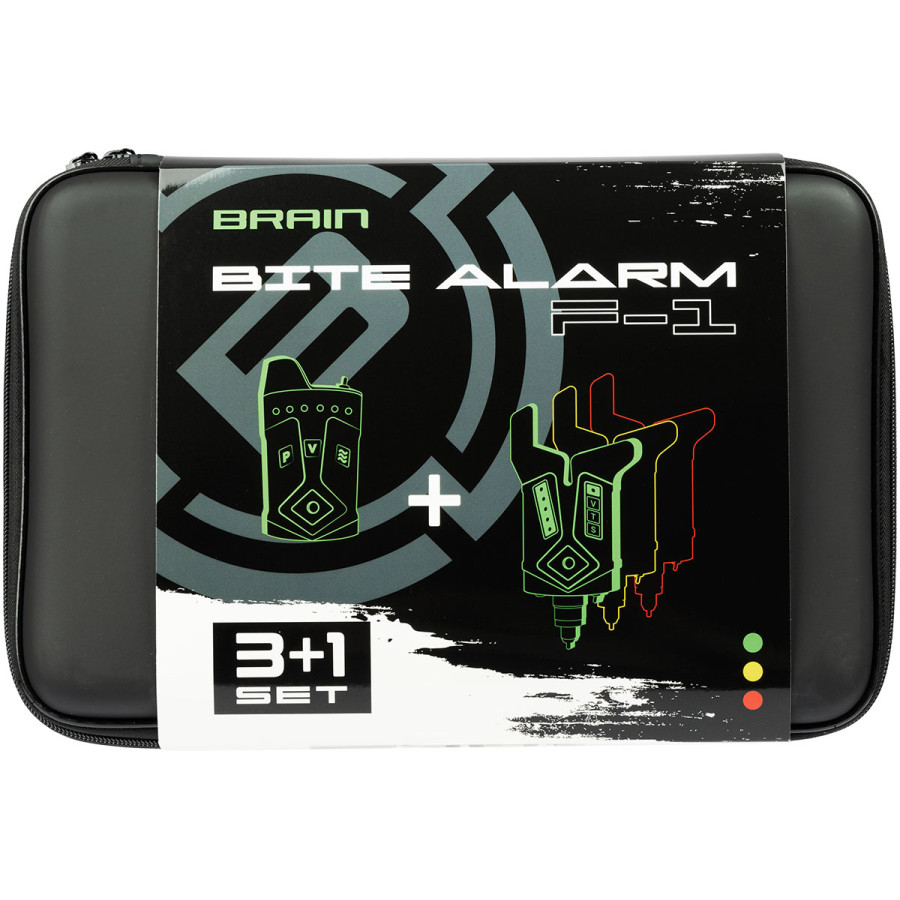 Набір сигналізаторів Brain Wireless Bite Alarm F-1 3+1 Набір сигналізаторів Brain Wireless Bite Alarm F-1 3+1