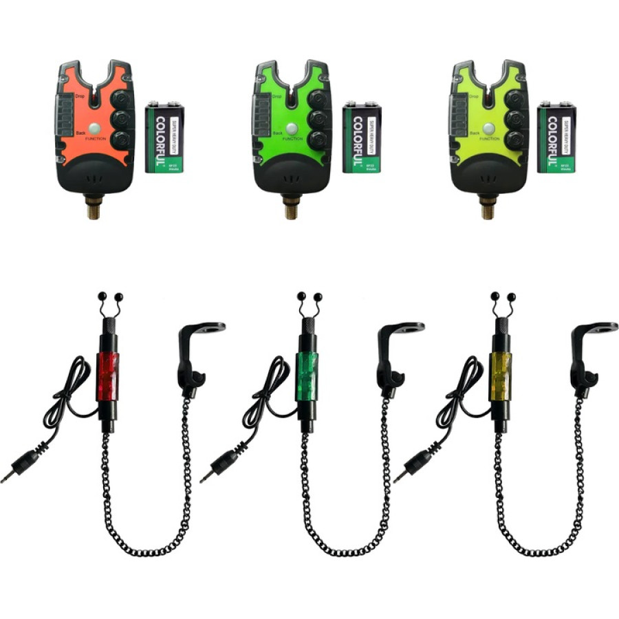 Набір сигналізаторів Gladiator JY-28-3-SW1B Набір сигналізаторів Gladiator JY-28-3-SW1B