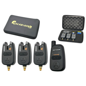 Набор сигнализаторов Gladiator RF298 3+1 Black с пейджером