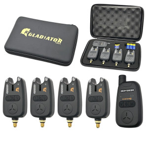 Набор сигнализаторов Gladiator RF298 4+1 Black с пейджером