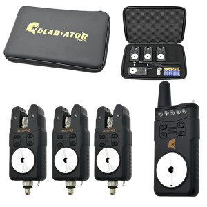 Набір сигналізаторів Gladiator RF698 3+1 Black з пейджером Набір сигналізаторів Gladiator RF698 3+1 Black з пейджером
