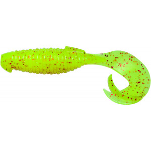 Силикон Keitech Flapper Grub 4" (7 шт/упак) ц:pal#01 chartreuse red flake Силикон Keitech Flapper Grub 4" (7 шт/упак) ц:pal#01 chartreuse red flake